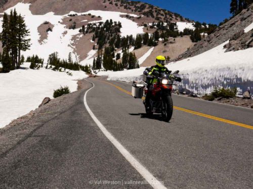 val riding in lassen volcanic national park