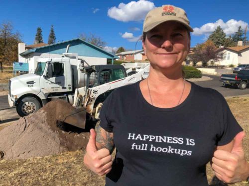 val wearing happiness is full hookups shirt - valinreallife.com